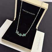 Colestore Van Cleef & Arpels Alhambra Three-Motif Necklace In Green Malachite - 5