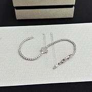 Colestore Van Cleef & Arpels Diamond Tennis Bracelet With Alhambra Clover Motif - 2
