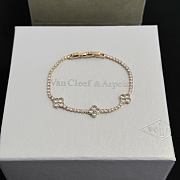 Colestore Van Cleef & Arpels Alhambra Three-Motif Diamond Tennis Bracelet - 3