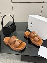 Colestore Celine Clea Mule In Calfskin Tan - 4