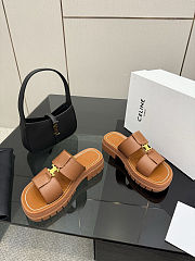Colestore Celine Clea Mule In Calfskin Tan - 2