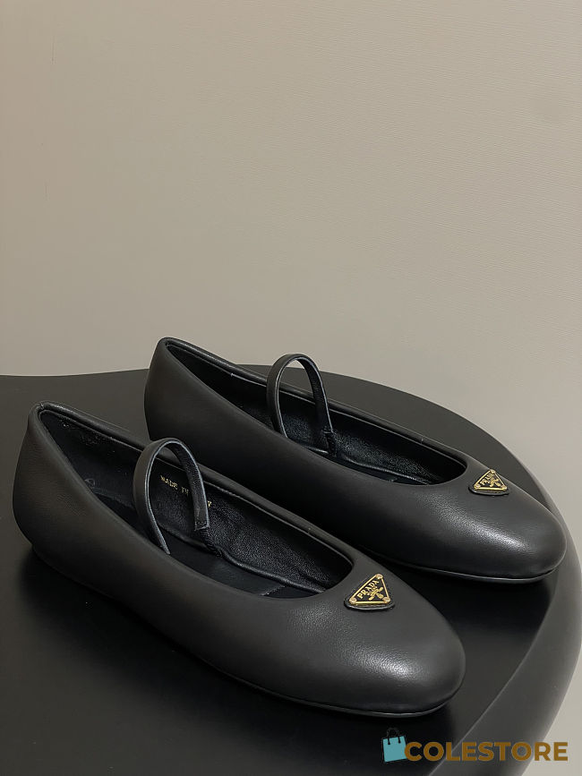 Colestore Prada Nappa Leather Ballerinas Black - 1