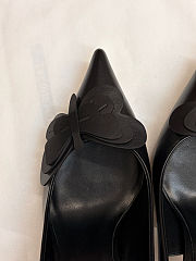 Colestore Valentino Garavani VLogo Slingback Pumps With Butterfly Appliqué Black - 5