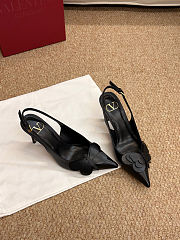 Colestore Valentino Garavani VLogo Slingback Pumps With Butterfly Appliqué Black - 3