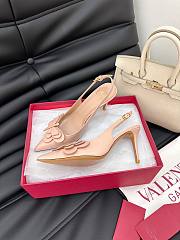 Colestore Valentino Garavani VLogo Slingback Pumps With Butterfly Appliqué Nude Pink - 2