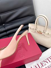 Colestore Valentino Garavani VLogo Slingback Pumps With Butterfly Appliqué Nude Pink - 5