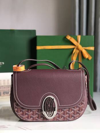 Colestore Goyard 233 Bag Burgundy 25x17x8cm