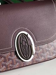 Colestore Goyard 233 Bag Burgundy 25x17x8cm - 4