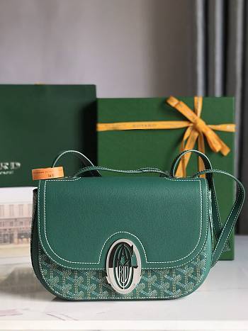 Colestore Goyard 233 Bag Green 25x17x8cm