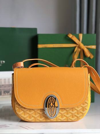 Colestore Goyard 233 Bag Yellow 25x17x8cm