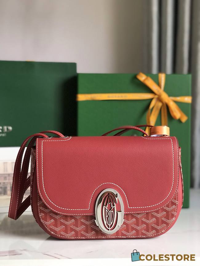 Colestore Goyard 233 Bag Red 25x17x8cm - 1