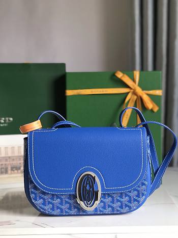 Colestore Goyard 233 Bag Blue 25x17x8cm