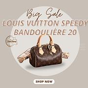 Colestore Louis Vuitton Speedy Bandoulière 20 Beige M46222 20.5 x 13.5 x 12cm - 1