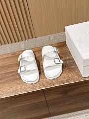 Colestore  Prada White Rubber Slides - 1