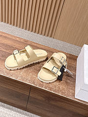 Colestore  Prada Beige Rubber Slides - 2