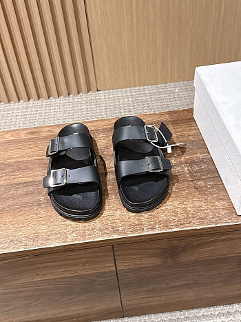 Colestore  Prada Black Rubber Slides