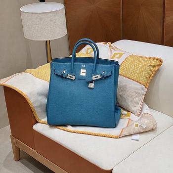 Colestore Hermes Birkin Hac 89 Teal Blue Togo 40x30x21cm
