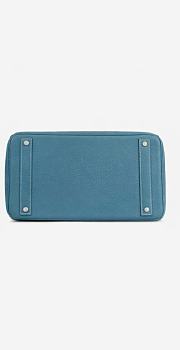 Colestore Hermes Birkin Hac 89 Teal Blue Togo 40x30x21cm - 2
