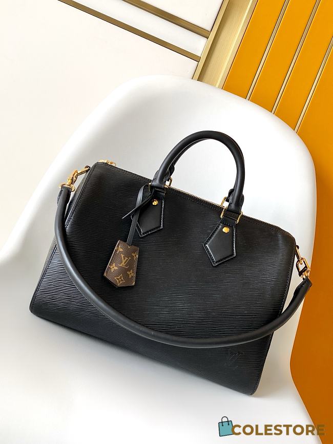 Colestore Louis Vuitton Speedy Soft 30 Epi Leather Black M25671 30 x 21 x 17 cm - 1