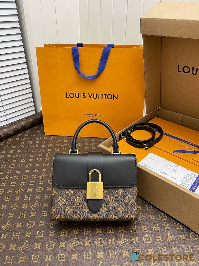 Colestore Louis Vuitton Locky BB Monogram Black 20x16x7.5cm - 1