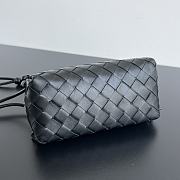 Colestore Bottega Veneta Intrecciato Concert Pouch in Black 18.5x11.5x8.5cm - 5