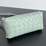 Colestore Bottega Veneta Intrecciato Concert Pouch in New Sauge 18.5x11.5x8.5cm - 5