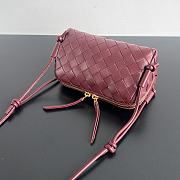 Colestore Bottega Veneta Intrecciato Concert Pouch in Barolo 18.5x11.5x8.5cm - 6