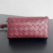 Colestore Bottega Veneta Intrecciato Concert Pouch in Barolo 18.5x11.5x8.5cm - 3