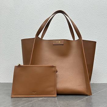 Colestore Celine Medium Cube Bag In Supple Calfskin Soft Tan 36x35.5x34cm