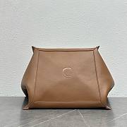 Colestore Celine Medium Cube Bag In Supple Calfskin Soft Tan 36x35.5x34cm - 4