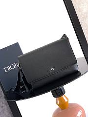 Colestore  Dior CD Icon Messenger Bag with Flap Black Matte Grained Calfskin  32 x 23 x 9 cm - 1