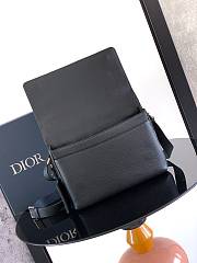 Colestore  Dior CD Icon Messenger Bag with Flap Black Matte Grained Calfskin  32 x 23 x 9 cm - 3