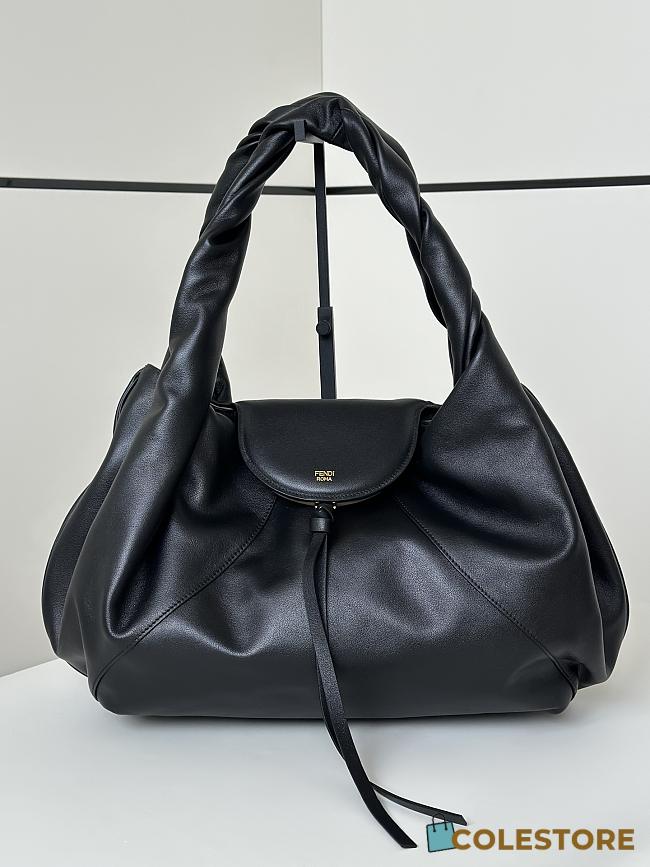 Colestore Fendi Spy Leather Black 48x20x22cm - 1