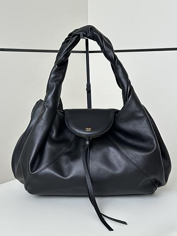 Colestore Fendi Spy Leather Black 48x20x22cm