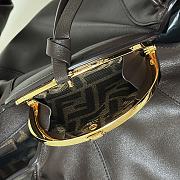 Colestore Fendi Spy Leather Dark Brown 48x20x22cm - 6