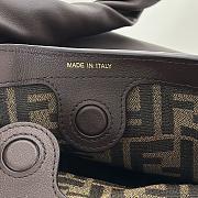 Colestore Fendi Spy Leather Dark Brown 48x20x22cm - 4