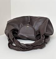 Colestore Fendi Spy Leather Dark Brown 48x20x22cm - 2