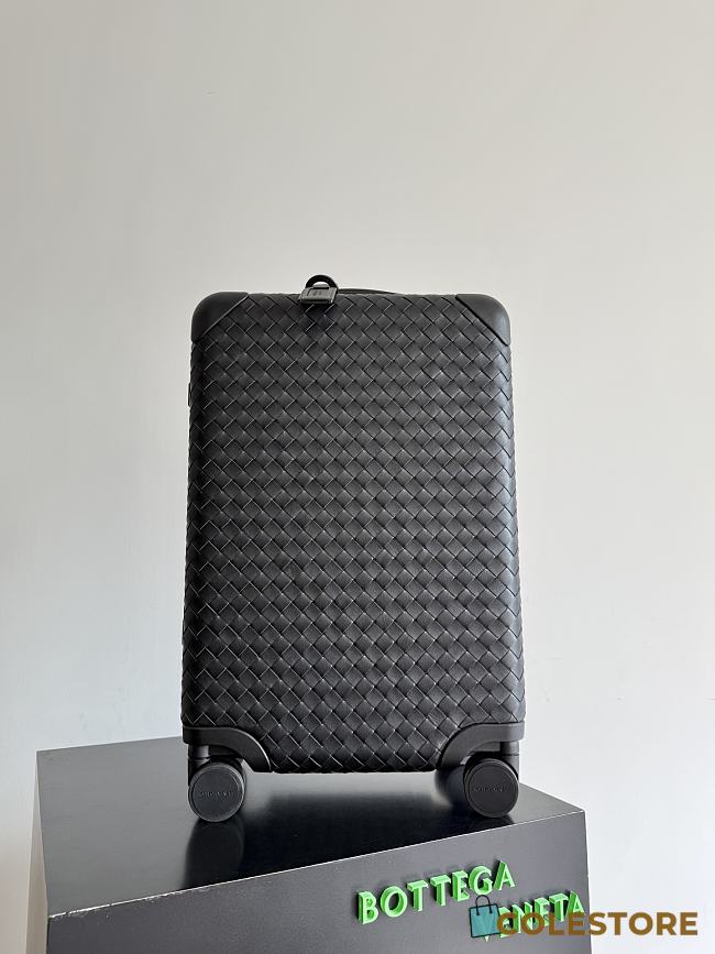 Colestore  Bottega Veneta Odyssey Intrecciato Cabin Suitcase in Black 35x55x21cm - 1