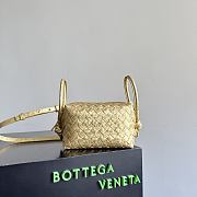 Colestore  Bottega Veneta Women's Loop Top Handle in Gold 21x13x13cm - 5