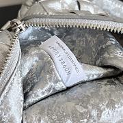 Colestore  Bottega Veneta Women's Loop Top Handle in Silver 21x13x13cm - 2