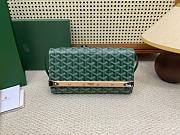 Colestore Goyard Monte-Carlo Pm Green 25x14.5x4cm - 1