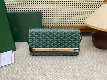 Colestore Goyard Monte-Carlo Pm Green 25x14.5x4cm