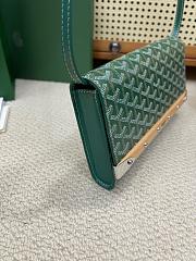 Colestore Goyard Monte-Carlo Pm Green 25x14.5x4cm - 3