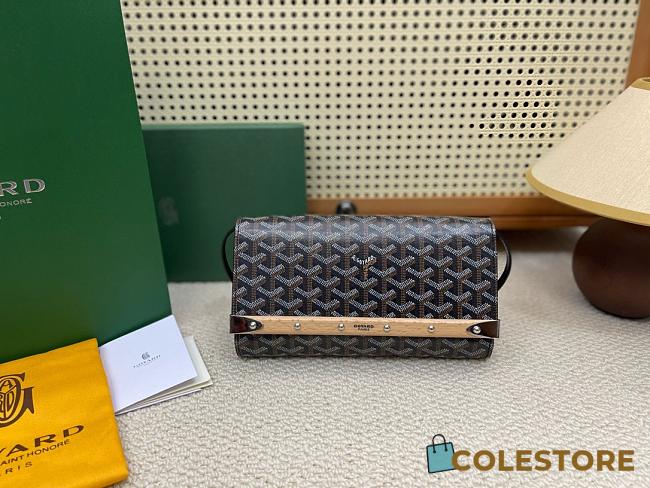 Colestore Goyard Monte-Carlo Pm Black 25x14.5x4cm - 1