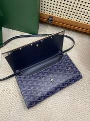 Colestore Goyard Monte-Carlo Pm Navy Blue 25x14.5x4cm - 3