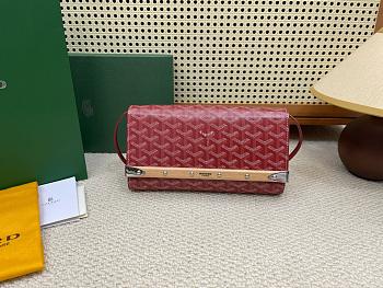 Colestore Goyard Monte-Carlo Pm Red 25x14.5x4cm