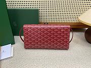 Colestore Goyard Monte-Carlo Pm Red 25x14.5x4cm - 6