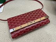 Colestore Goyard Monte-Carlo Pm Red 25x14.5x4cm - 5