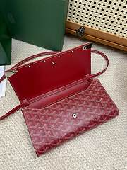 Colestore Goyard Monte-Carlo Pm Red 25x14.5x4cm - 4