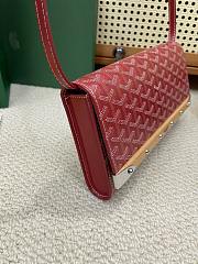 Colestore Goyard Monte-Carlo Pm Red 25x14.5x4cm - 3